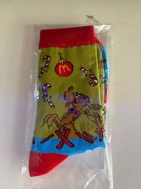 MCDONALDS GRINCH SOCKS